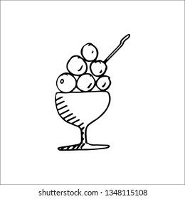 ice cream vector sketch