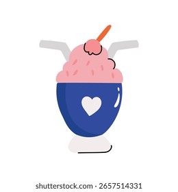 Ice cream vector sticker EPS 10 file