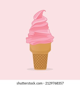 Ice cream vector, stock image, 