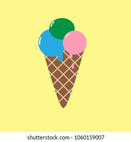 ice cream vector  for summer