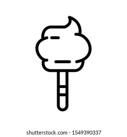 ice cream vector thin line icon
