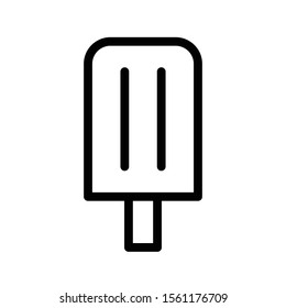 ice cream vector thin line icon 