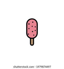 ice cream vector type icon