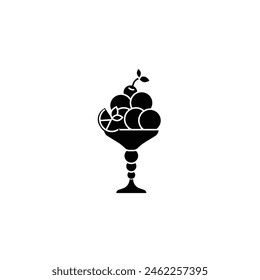 ice cream vector type icon