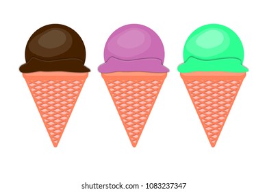 Ice cream Vectors icon
