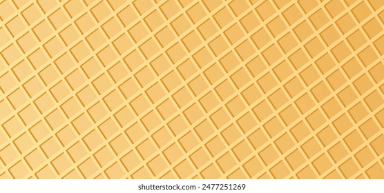 ice cream waffle texture vector background