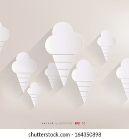 Ice cream web icon