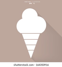 Ice cream web icon