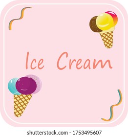 ice cream_ ice cream illustration