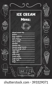 Ice creams collection