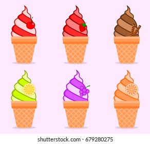 Ice creams collection