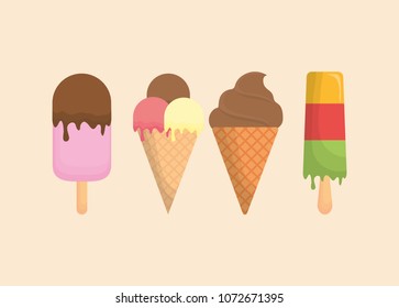Eis-Creme-Design