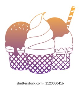 Ice creams design