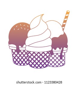 Ice creams design