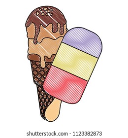 Ice creams design