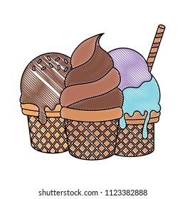 Ice creams design