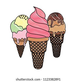 Ice creams design