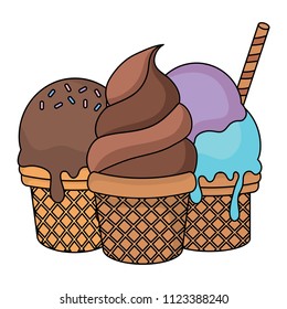 Ice creams design