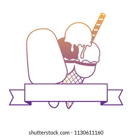 Ice creams design