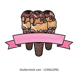 Ice creams design