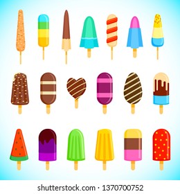 Ice creams, illustration 