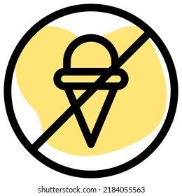 No se permiten helados en la lavandería