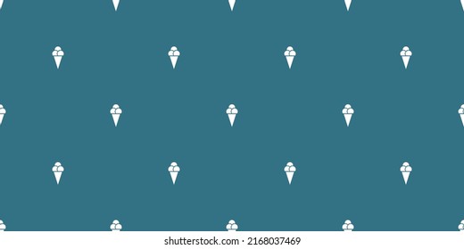 Ice Creams Seamless Pattern Background