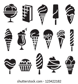 ice creams set