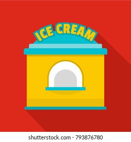 Ice creme trade icon. Flat illustration of ice creme trade vector icon for web.
