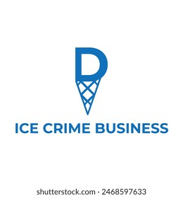 Ice Crime Business Logo Template