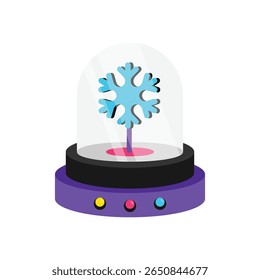  Icono de estilo de Vector de bola de cristal de hielo. Archivo Eps 10