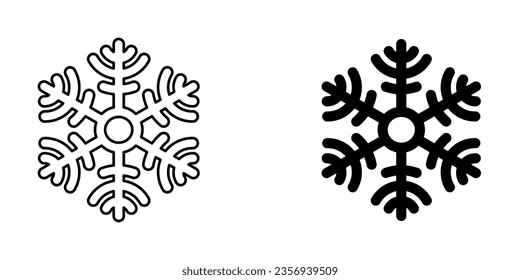 Ice Crystal icono gráfico vectorial