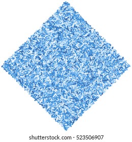 Ice crystal on white background. Snow abstract particles. Vector illustration,eps 10.