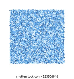 Ice crystal on white background. Snow abstract particles. Vector illustration,eps 10.