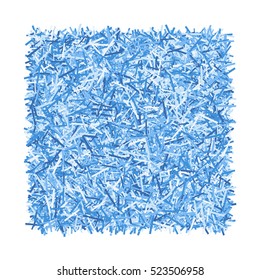 Ice crystal on white background. Snow abstract particles. Vector illustration,eps 10.