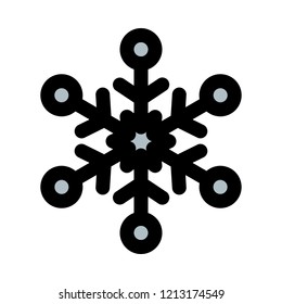 Ice crystal - snowflake