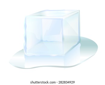 ice cube ice block icon vector illustration