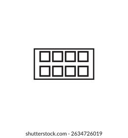 ice cube icon illustration element design
