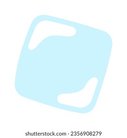 Ice Cube Icon Vector Illustration
