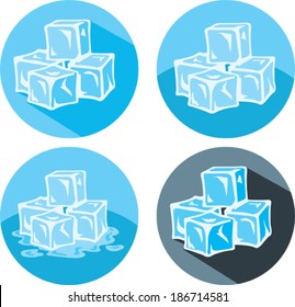 Ice cube icons