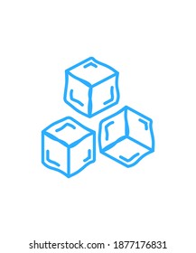 ice cube icon,vector best flat icon.