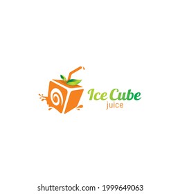 Ice Cube Juice logo
simple and fresh design