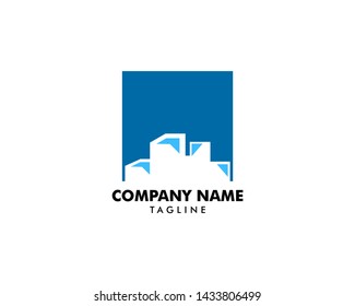 Ice Cube Logo Template Design