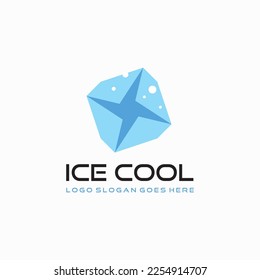 Ice Cube logo vector image