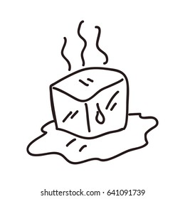 ice cube melting