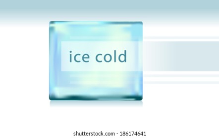 ice cube vector