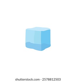 Ice cube vector symbol sign icon design illustration