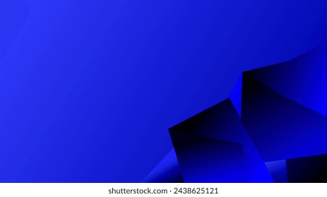 Ice cubes blue geometric shape elegant professional presentation background