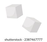 Ice Cubes Icon Vector Illustration