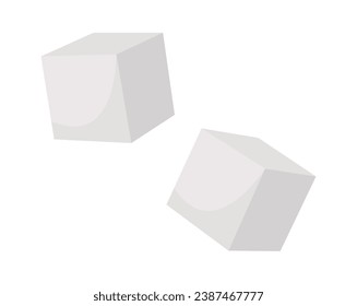Ice Cubes Icon Vector Illustration
